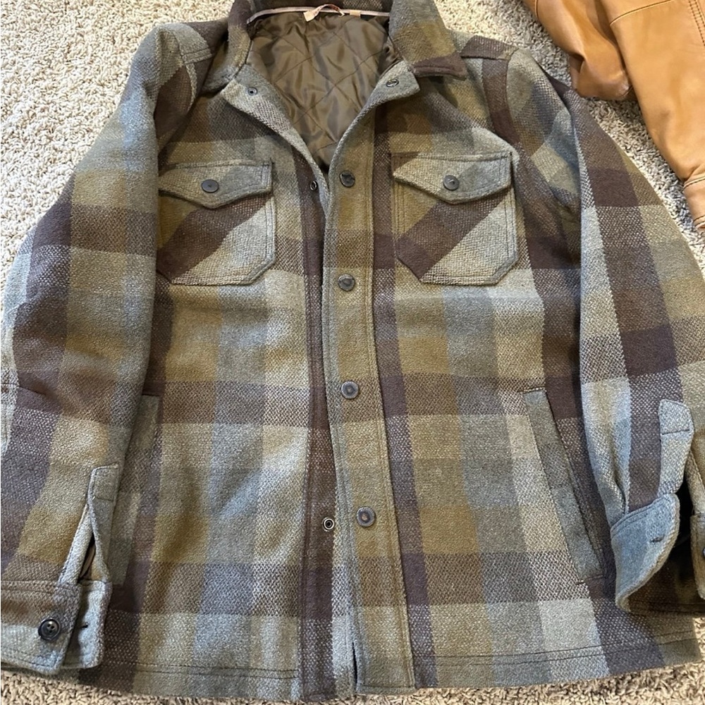 Men’s Large Wool Lined Shacket